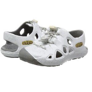 KEEN Rio-Y Sandal Hawaii Flowers Graphic Print White Silver Kids 6 Womens 8